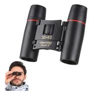 Prismáticos de 30 x 60, prismáticos compactos para adultos y niños, plegables, adecuados para viajes, observación de aves, visión nocturna, conciertos, teatros, óperas