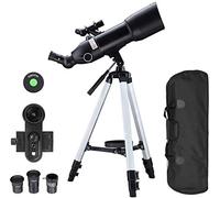 Prismáticos de alta potencia, 16-133X Moonshot Monocular para principiantes, astronómicos con bolsa de almacenamiento portátil de alto soporte, con soporte para teléfono para interiores y exteriores