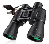 Prismáticos de alta potencia de 20 x 50 para adultos, impermeables, compactos, con visión de poca luz, para observación de aves, caza, juegos de fútbol, viajes, observación de estrellas, crucero con