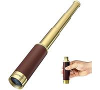 Prismáticos de alta potencia, telescopio monocular de 25 x 30 pulgadas, herramientas de vidrio espía, espejo de alta potencia, retro, pirata, portátil, monocular, alcance binocular para interiores y