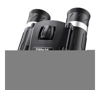 Prismáticos De Concierto Compacto 200 × 25 HD-Telescope De Bolsillo, Gafas De Campo De Alta Potencia | Óptica De Zoom No Slip para Observación De Aves, Estrellas, Eventos Al Aire, Visión De Vida