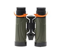 Prismáticos de juguete, binoculares infantiles con lentes de 30 mm, binoculares ajustables para niños con silbato y brújula, binoculares reales duraderos para niños, camping, observación de aves y