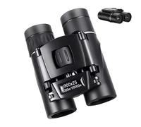 Prismáticos de viaje, prismáticos ligeros para viajes, HD 900 x 25, visión nocturna ligera de largo alcance para observar las estrellas, safari, senderismo, viajes