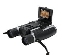 Prismáticos Digitales con Cámara, Binoculares con Pantalla LCD de 2,4 Pulgadas para Adultos, Cámara Grabadora de Video de 12x32 5MP para Ver Pájaros, Deportes, Fútbol, Juegos,