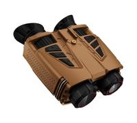 Prismáticos digitales portátiles habilitados para WiFi con visión nocturna, zoom de 16x, cámara 4K y estabilización electrónica de imagen para una observación clara y estable para exteriores (negro)