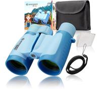 Prismáticos Infantiles Bresser Junior 3x30 Ligeros con Enfoque Central, oculares, Bolsa, Desde 6 años