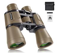 Prismáticos Militares de 20 x 50 Pulgadas para Adultos con Adaptador de Smartphone, prismáticos tácticos compactos Impermeables para observación de Aves, Caza, Senderismo, conciertos, Viajes, Teatro