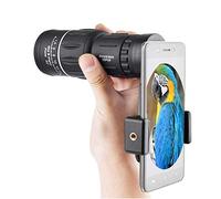 Prismáticos monoculares Profesionales con Zoom 40x60: visión Nocturna y telescopio óptico con Clip de Resorte.