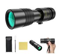 Prismáticos monoculares Profesionales portátiles de Largo Alcance con Zoom 10-300X y potentes binoculares Metal for Caza(10-300X)