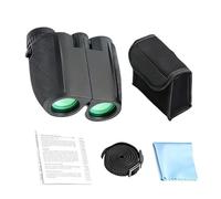 Prismáticos para Adultos - 10x25 Alta Potencia Portátil | Enfoque Fácil | para Navegantes, Excursionistas, Viajeros, Campistas, Fotógrafos, Campamento,