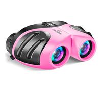 Prismáticos para niños, compactos, de alta resolución y resistentes a los golpes.