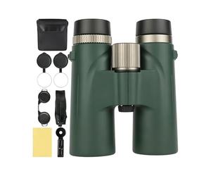 Prismáticos para Observación De Aves | 12x42 HD Ligeros con Visión Clara En Condiciones De Poca Luz - Binoculares Portátiles para Aire - para Pesca Viajes Senderismo Deportes Cruceros Camping