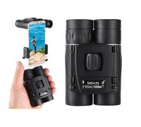 Prismáticos pequeños para Adultos, Prismáticos compactos | Prismáticos de Viaje 500x25 para Adultos compactos | Binoculares Plegables, binoculares para Exteriores para Adultos y niños, observación de