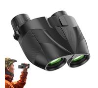 Prismáticos pequeños, prismáticos compactos, telescopio de alta resolución, potentes prismáticos con mayor visibilidad para adultos para observación de aves, senderismo, camping