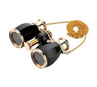 Prismáticos portátiles de 4 x 30 con cadena, para amantes del teatro y la música, actuaciones en vivo
