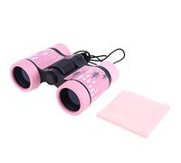 Prismáticos prácticos y ligeros y coloridos de 4 x 30, lente de objetivo óptico, juegos al aire libre para niños, telescopio para niños