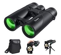 Prismáticos Profesionales Largo Alcance 8x42: Timorn Binoculares Potentes Impermeables Vista Grande con Trípode Adaptador para Teléfono para Observacion de Aves, Caza, Astronomicos