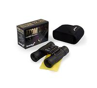 Prismáticos Ultra-Compactos Levenhuk Atom 12x25 con Óptica de Vidrio BK-7 con Revestimiento Completo para Obtener Imágenes Fieles a la Realidad con Colores Naturales