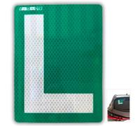 PRISMIA Pegatina L Novel Homologada por la DGT para Coche con Cristales Tintados - Placa L Conductor Novel para Lunas Tintadas - Pegatinas L Coche Exterior Reflectante