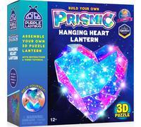 Prismic Make Your Own Lantern Heart 3D Light-Girls Arts and Crafts Edades de 8 a 12 regalos para 8 9 10 10 11 Artes y artesanas de cumpleaos pa