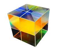 PRISMS DE para CABINACIÓN del Cubo CLAR Hanging Clube Sun para LA Ventana DE LA Tienda | PRISMO DE CUBUTO X óptico para lecciones de física, Adorno Que rompe el Espectro de luz, Elemento Decor