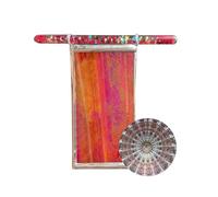 PrismTwist Cilindro visual: creador de patrones radiantes, maravilla óptica con reflejos de mezcla de luz, arte vívido, alcance portátil con inserto giratorio, espectro, pantalla para aumentar la imag