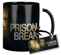 Prison Break Wentworth Miller Dominic Purcell C Taza Interior y Asa Negra Ceramica Mug
