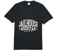 Prison Rockstar - Funcionario de prisiones Comfort Colors Adult Heavyweight T-Shirt