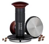 Prisonador de espresso, prensador Cofee con resorte, base ondulada de acero inoxidable para máquina de café espresso (53 mm)