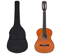 prissent Juego de guitarra clásica para niños y principiantes, 3/4 36", 8 piezas, guitarra para niños, guitarra, escuela, media, guitarra portátil, guitarra principiantes, 35 x 8 x 91,5 cm
