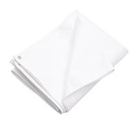 prissent Lona de 8 x 12 m para cubrir muebles de jardín, lona exterior impermeable multiusos con ojales, lona para piscina, lona impermeable, lona de camping, protección anti UV HDPE blanco