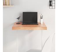 prissent Tablero de mesa marrón claro, 60 x 40 x 6 cm, roble macizo tratado, mesa rústica, mesa de roble para mesa, tablero de madera maciza, mesa rectangular, panel de madera, mesa de comedor