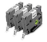 Pristar Compatible para Brother TZe-221 TZe221 TZ-221 TZe 9mm Negro sobre Blanco Laminada Casetes para PT-H100 H110 E110 D400 H105 D200BW 1010 H108 1000 E550W H107B