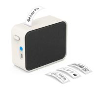 Pristar Etiquetadora Bluetooth, P15 Mini Impresora Etiqueta Autoadhesiva, Conexión App, Compatible con iOS y Android para Hogar, Oficina, Escuela (Tejido Negro)