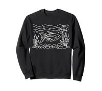 Pristella Tetra Line Art Aquarianer Sudadera