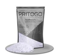 Pritogo Cera de parafina para velas para fundición (3,5 kg), color blanco - Fabricado en Alemania - Pastillas granulado de cera totalmente refinadas - Calidad de marca