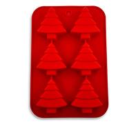Pritogo Molde de silicona para árbol de Navidad, Adviento, nieve, estrella, niño de Navidad, sin BPA