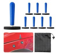 PRITOK Imán de montaje para coche con caja de almacenamiento: 8 unidades de soportes magnéticos para embalaje, soporte magnético, lámina de soporte magnético, imán para coche, imán de montaje para