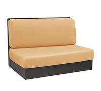 PRITOK Juego de 2 fundas de asiento para caravanas, fundas de cojín para caravanas, fundas de cojín para caravanas, fundas de cojín para mesa de comedor para caravana, remolque, marrón