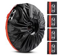 PRITOK Juego de 4 bolsas para neumáticos de 19 a 23 pulgadas, bolsas para neumáticos, cubierta impermeable y resistente al polvo, funda protectora para neumáticos para almacenamiento, transporte