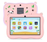 PRITOM Tabletas infantiles de 7 pulgadas para niños con WiFi, 32 GB de ROM, 512 GB de expansión, Bluetooth, control parental, aplicaciones preinstaladas, aprendizaje, educativa para niños con estuche