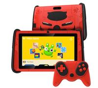 PRITOM Tabletas infantiles de 7 pulgadas, tabletas WiFi para niños, 8 GB de RAM, 32 GB de ROM, (expansible 512 GB), tableta Toddler, control parental, Android 15, BT, cámara dual, software para