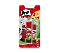 Pritt Barra Adhesiva, pegamento infantil seguro para niños para hacer manualidades, cola universal de adhesión fuerte para estuche y oficina, 1x11 g y 1x22 g Pritt Stick