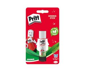 Pritt Barra Adhesiva, pegamento infantil seguro para niños para hacer manualidades, cola universal de adhesión fuerte para estuche escolar y oficina, 1x11 g Pritt Stick