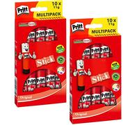 Pritt Barra de pegamento 10 x 11 g en paquete de bonificación, sin disolventes