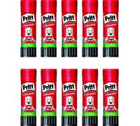 Pritt Barra de pegamento transparente, lavable, removible, sin disolventes 10 unidades