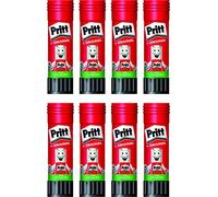 Pritt Barra de pegamento transparente, lavable, removible, sin disolventes 8 Stück