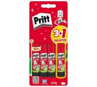 Pritt Juego de 2 barras de pegamento de 22 g y tatuajes, pegamento seguro y apto para niños para artes y manualidades, pegamento fuerte para la escuela, 9H PBS6B