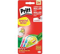 Pritt Mini - Juego de 3 bolígrafos roller de correction diseño Emoji 4,2 mm x 7 m blanco