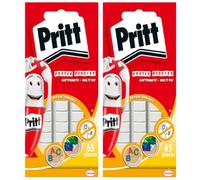 Henkel Pritt Multi-Fix adhesive dots 130 piezas, almohadillas adhesivas universales multitack, removibles, manipulación limpia, reutilizables, sin disolventes